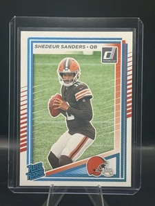 2025 Panini Donruss Football RATED ROOKIE Sheduer Sanders #306 Cleveland Browns - Picture 1 of 2