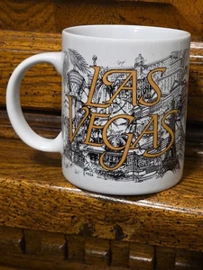 Las Vegas Nevada Coffee Mug Cup Hotel Casino Circus Stardust Sahara MGM Caesars  - Picture 1 of 8