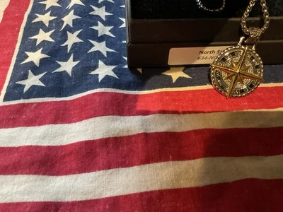 CLOCKS + COLOURS North Star Brass & SS Necklace - Image 1 of 4