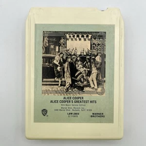 Alice Cooper - Greatest Hits - Restored 8 Track Tape - New Pad and Splice - Foto 1 di 6
