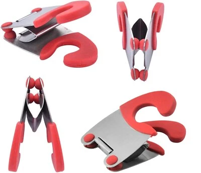 Silicone Non-Slip Pot Side Spoon Rest Clip For Cooking Utensils Organizer - Image 1 of 4
