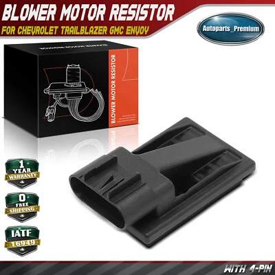 Resistor de motor de ventilador de aquecedor para Chevrolet Trailblazer EXT GMC Envoy XL Isuzu - Imagem 1 de 4