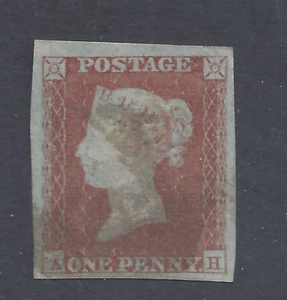 GREAT BRITAIN QV 1d RED-BROWN PLATE 120 USED SG 8 - Picture 1 of 2