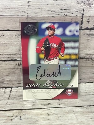 2001 Donruss Class of 2001 Rookie Autographs #196 Eric Valent - Image 1 of 2