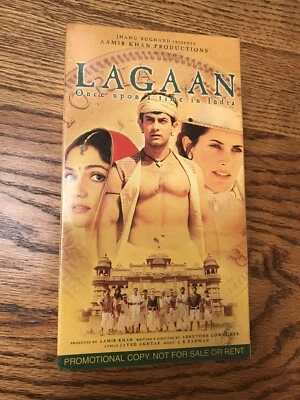 Lagaan Once Upon a Time in India (VHS, 2-Tapes, 2001, Promo Screener) Sealed New - Image 1 of 4