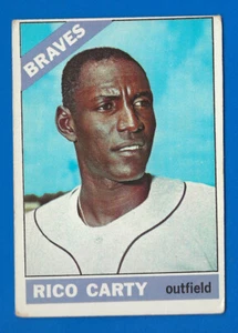 1966 Topps MLB Baseballkarte #153 Rico Carty Atlanta Braves Outfield - Bild 1 von 2