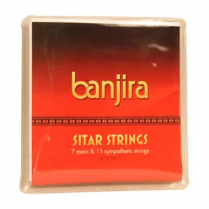NEW BANJIRA STANDARD SITAR LIGHT GUAGE STRING SET 7 - Picture 1 of 1