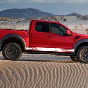 Car Sticker Racing Rally Stripe 98'' for F-150 F450  F250 Vinyl Door Decal C1359 - Foto 1 di 5