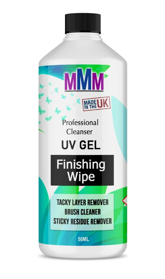 UV Nagel Gel Finish, Haftrückstandsentferner, Reiniger, Bürstenreiniger 50ML - Bild 1 von 1