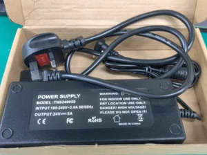 TNS240050 24V 5A Power Adapter Charger - Afbeelding 1 van 2
