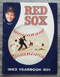 Official 1963 Boston Red Sox Yearbook Program Season Guide Fenway Park YAZ - Picture 1 of 1