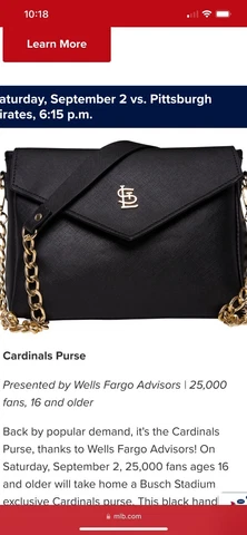 St. Louis Cardinals Purse - presale 9/2/23 Cover