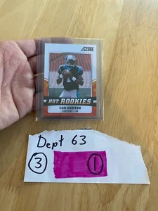 Cam Newton 2011 Score Gold Zone Hot Rookies RC #6 Carolina Panthers Auburn - Picture 1 of 3