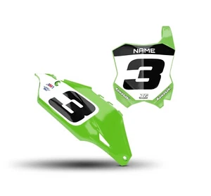 JUEGO DE FONDOS GRÁFICOS DE PLACAS Kawakaki KX450F 19-23 KX250F 21-23 - Imagen 1 de 2