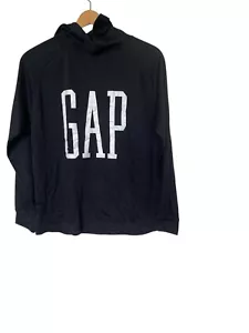 Gap Outlet Sweatshirt mit Kapuze schwarz Logo Herren Gr. Large neu ohne Etikett - Bild 1 von 3