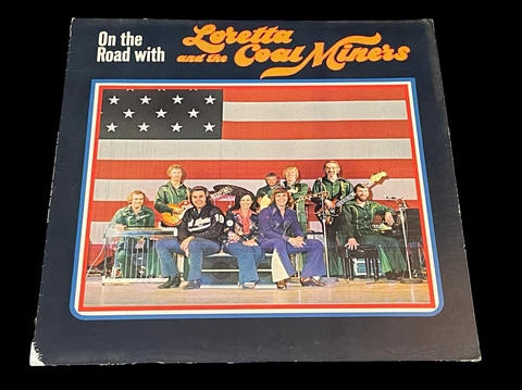 Loretta Lynn On The Road With Coal Miners Signed Autograph LP Record Album Vinyl Cover