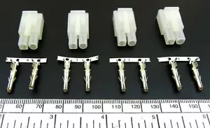 Tamiya Connector Parts Type 7.2 Volts - Latch Side - Lot Of 4 - Picture 1 of 4