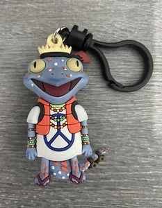 Tortugas Ninja Adolescentes Mutantes TMNT Mutant Mayhem Mondo Gecko Figura Bolso Clip Raro - Imagen 1 de 2