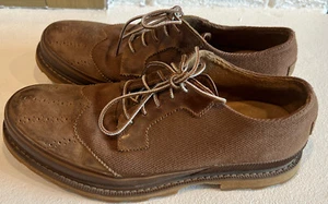 Mens Sorel Madson Lace Wingtip Shoes Chipmunk Nutmeg Size 7.5 NM2465-224 - Picture 1 of 15