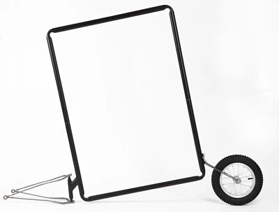 EXTRAWHEEL Werbetafel Werbeträger Fahrradanhänger Werbeanhänger für Fahrrad Werbung DIN B1