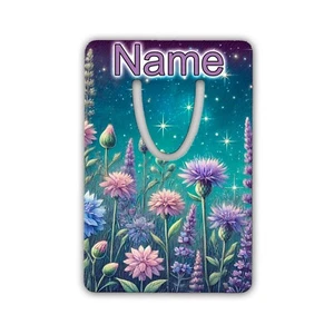 Blumenwiese Lesezeichen mit Namen | personalisiert | Einschulungsgeschenk - Bild 1 von 6