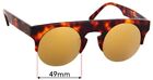 SFx Replacement Sunglass Lenses Fits Shanghai Tang  1af28a5 - 49mm Wide