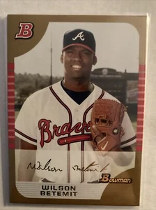 Wilson Betemit Atlanta Braves 2005 Bowman Draft Picks & Prospects GOLD #BDP14 NM - Picture 1 of 4