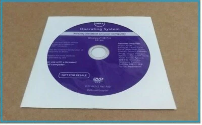 Dell Window 10 Professional Original 64- Bit Software - Image 1 of 2
