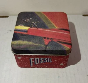 Reloj Fossil Space Adventures 2000 hojalata solo los anillos de Saturno SBT0222 12/99 - Imagen 1 de 6