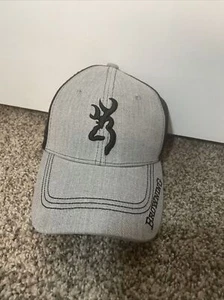 Browning deer logo snap back Mesh back Baseball Cap / Hat - Picture 1 of 3