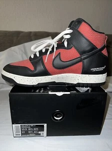 Nike x Undercover Dunk High 1985 'UBA' Gym Red Black White DD9401-600 Men's 10.5 - Picture 1 of 2