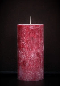 200hr COUNTRY CHRISTMAS Scent DEEP RED CANDLE Cranberry Nutmeg Clove Bayberry - Picture 1 of 24