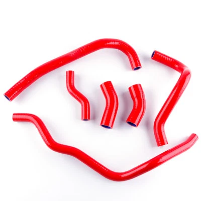 For YAMAHA VMAX VMX12 V-Max 1200 Red Coolant Silicone Radiator Hose Kit - Image 1 of 4