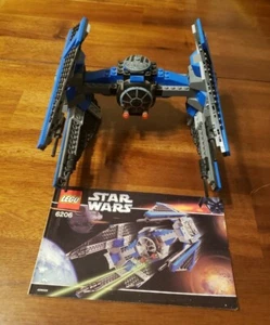 Lego 6206 Star Wars No Minifigures Ship with Original Instructions Nice - Picture 1 of 7