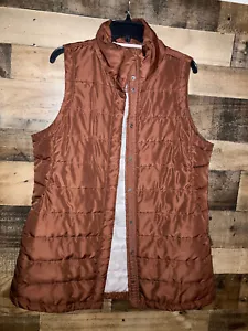 AVENTURA SOLENNE VEST CINNAMON WOMENS L EUC - Picture 1 of 8