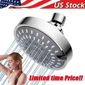 Cabezales de Ducha Pulverizador Portátil Alta Presión Ajustable Cabezal de Ducha Superior Spray Baño - Imagen 1 de 14