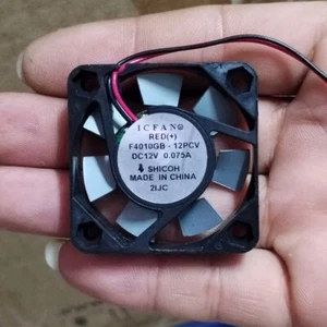 F4010GB-12PCV ICFAN 40 mm 4 cm 12 V stumm kleiner Kühllüfter Metalllaufrad 40x10 mm - Bild 1 von 2