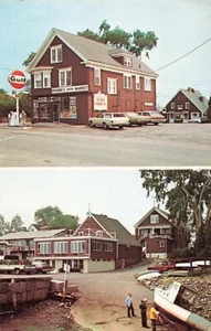 Kittery Point, Maine Postkarte Frisbee's Supermarkt Golfpumpen um 1970 F8 - Bild 1 von 2