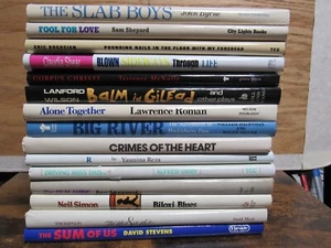 15 Books Screen Plays Hardback Sum of us Biloxi Blues Slab Boys Big River J66 - Picture 1 of 8