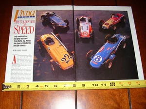 FRANK KURTIS AJ WATSON QUIN EPPERLY KUZMA INDY RACE CAR - ORIGINAL 1996 ARTICLE - Picture 1 of 3