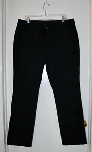 NWT & Flaws Magellan Outdoor Women's Plus Black Willow Creek Twill Pants sz 22 - Picture 1 of 11