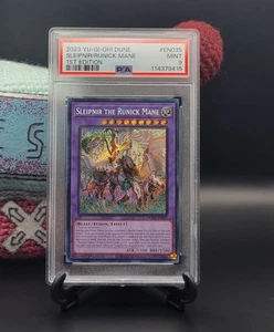 Sleipnir The Runick Mane - DUNE-EN035 - Secreto Raro - Duelist Nexus - PSA 9 - Imagen 1 de 3