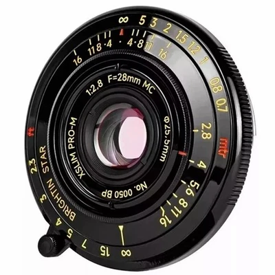 Brightin Star 28mm F2.8 Full Frame Large Aperture Pancake Lens for Leica M-Mount - Image 1 of 4