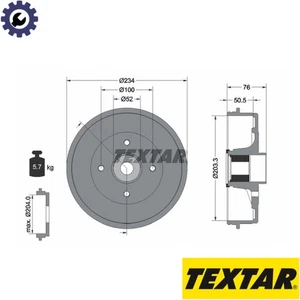 2x BRAKE DRUM 94045000 FOR NISSAN NOTE/VAN TIIDA/Hatchback MICRA/III/C+C 1.5L - Picture 1 of 8