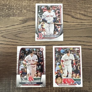 Triston Casas 2023-2025 Topps Series 1 / Bowman RC Boston Red Sox 3 Karten Lot - Bild 1 von 7