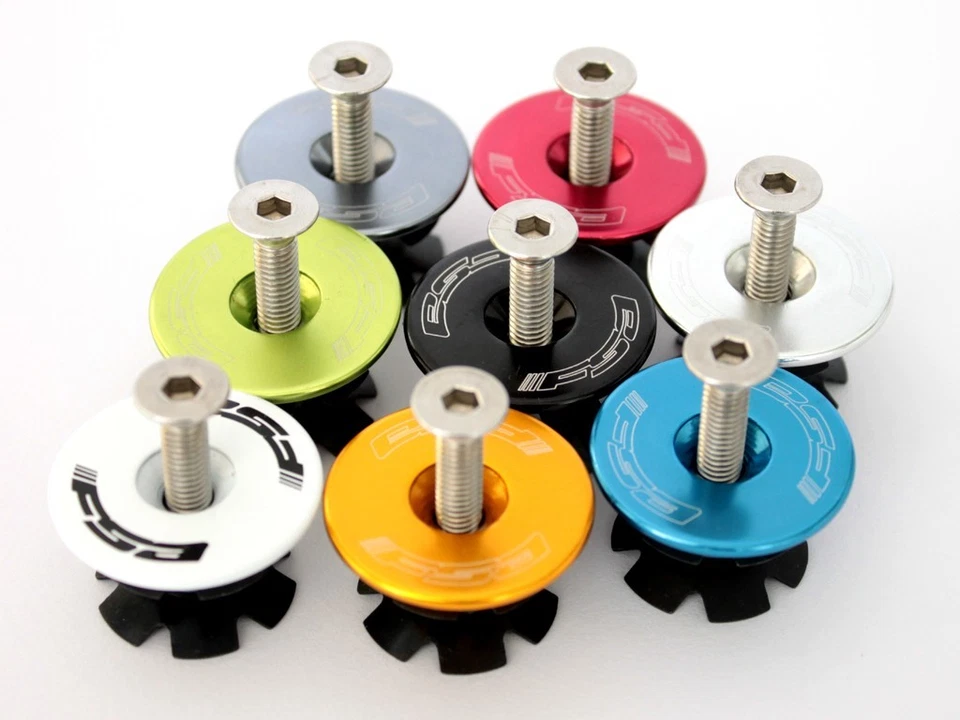 FSA 1-1/8" Bike Headset Top Cap + Star Nut + Bolt 8 Colors
