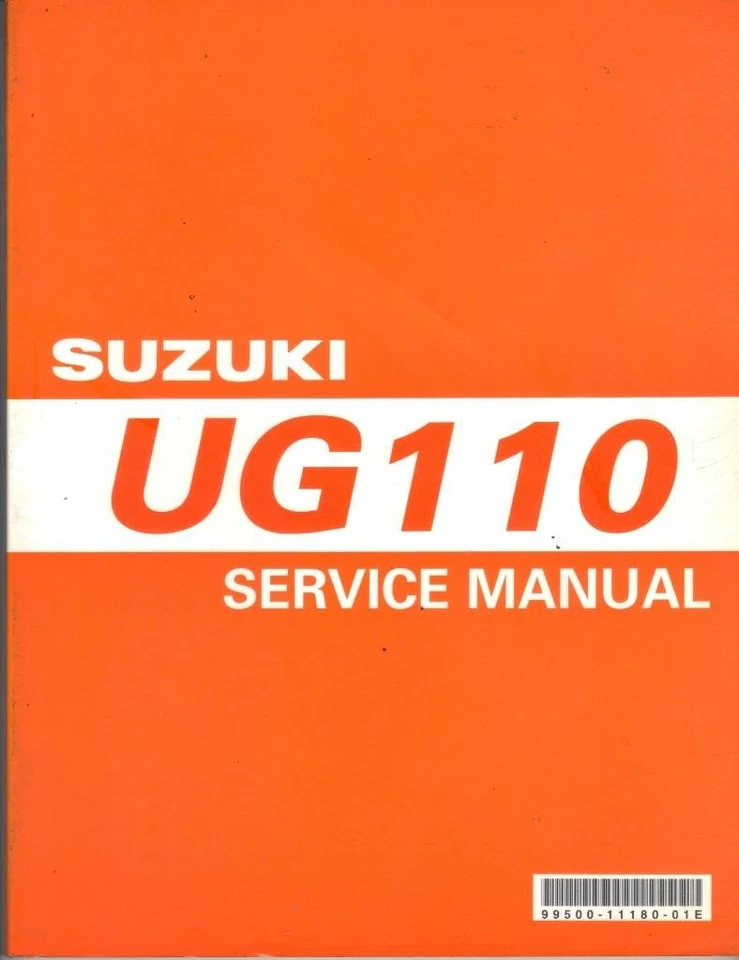 SUZUKI 110 HOKUTO UG110,UG110Y 2000 ORIGINAL FACTORY WORKSHOP MANUAL - Image 1 of 1