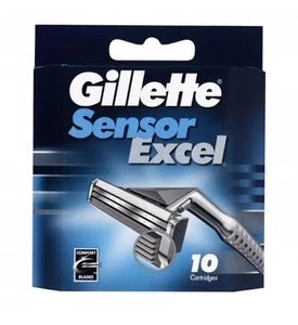 Gillette Sensor Excel Blades Refill 10 pack Made In Poland | Best Buy! - Picture 1 of 2