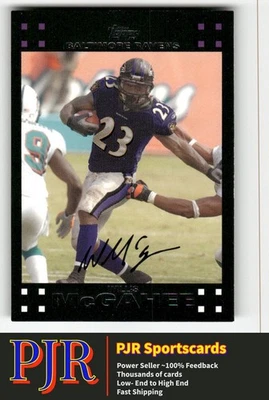 Willis McGahee 2007 Topps #54 Baltimore Ravens - Image 1 of 2