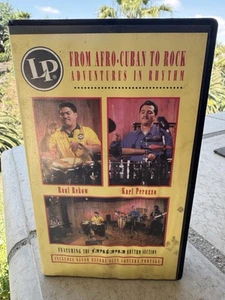 🔥 From Afro-Cuban to Rock Percussion Greats Raul Rekow Karl Perazzo VHS 2003 LP - Picture 1 of 5